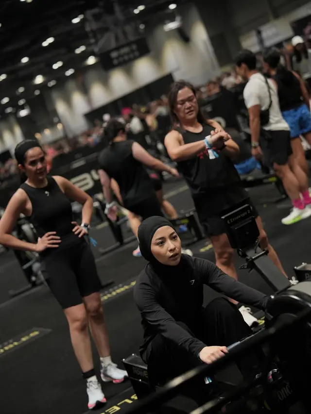 Nikita Willy Ikut HYROX di Hong Kong. [@nikitawillyofficial94]
