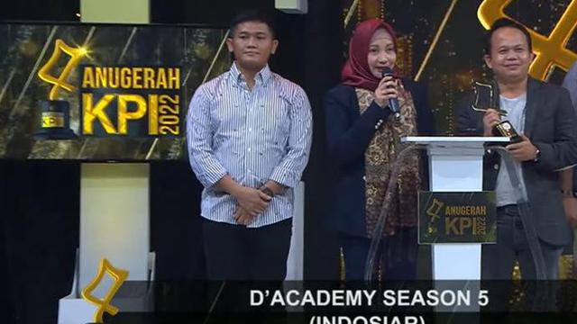 Anugerah KPI 2022 Sematkan D'Academy 5 sebagai Program Ajang Terbaik