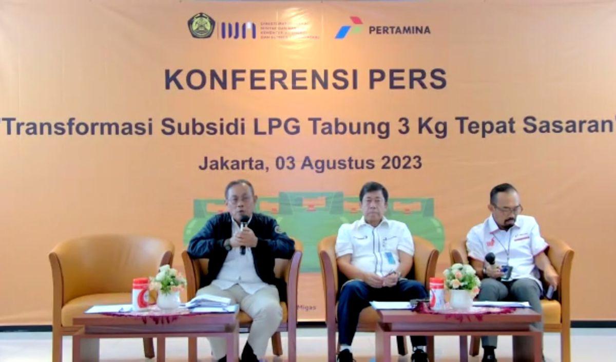 "Saat ini, per 31 Juli 2023 (penyaluran LPG 3 kg) sudah 58 persen dari kuota,"