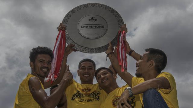 Perayaan Juara Bhayangkara FC