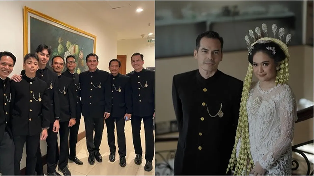 6 Potret Syach Bersaudara Jadi Groomsmen di Pernikahan Keponakan, Tampil Gagah