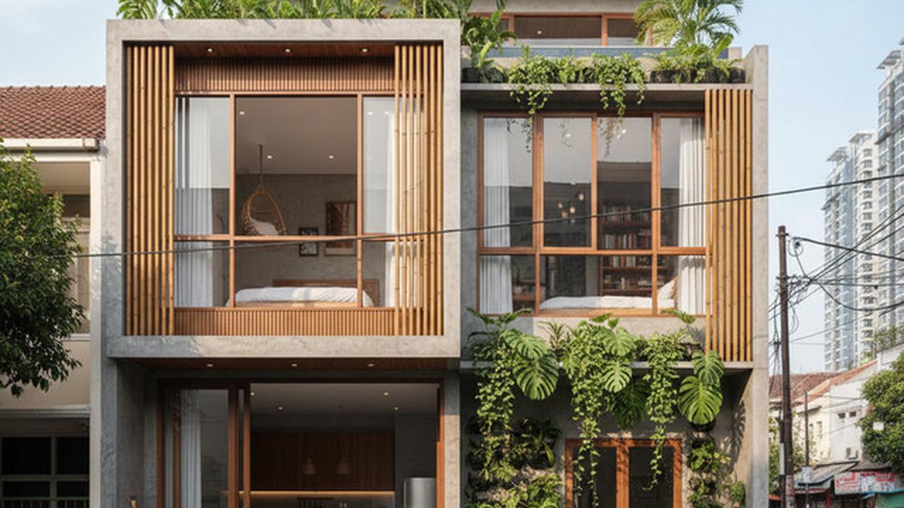 10 Model Rumah Tropis untuk Lahan Sempit, Cocok Diterapkan di Perkotaan