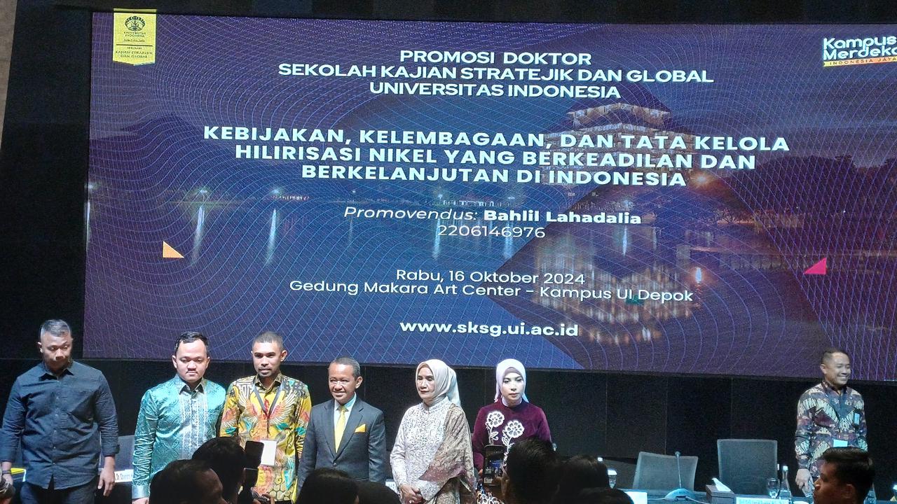 Isu Plagiarisme dalam Disertasi Menteri Bahlil, Ini Penjelasan dari 2 Guru Besar
