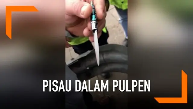 VIDEO: Anak Sekolah Bawa Pisau dalam Pulpen