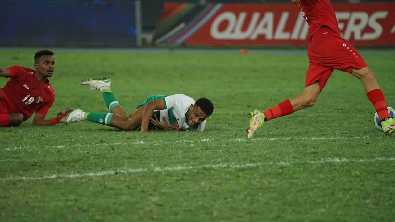 Timnas Indonesia Vs Yordania di Kualifikasi Piala Asia 2023.