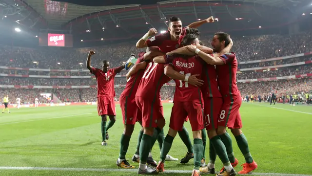 Portugal Lolos ke Putaran Final Piala Dunia 2018