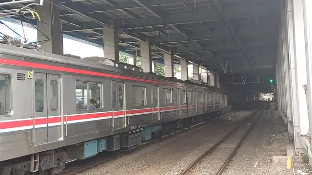 Stasiun Karet, Jakarta. (Foto: Liputan6.com/Maulandy R)