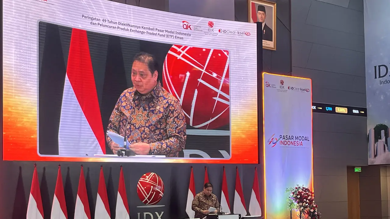 Airlangga: ETF Emas Perkuat Pasar Keuangan Indonesia