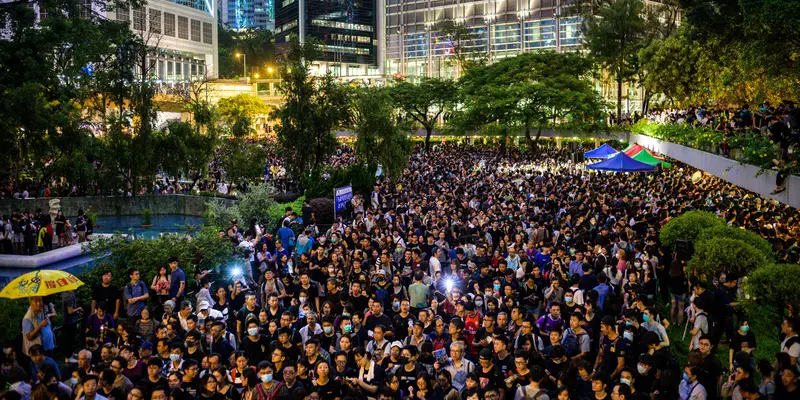 Ribuan PNS Hong Kong Ikut Demo Tolak RUU Ekstradisi