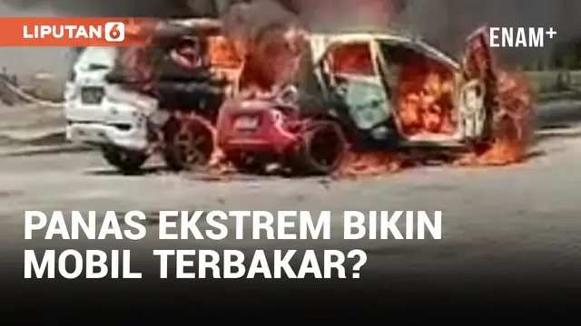 VIDEO: 4 Mobil Terbakar di Breeze Waterpark Banjarbaru Diduga Akibat Cuaca Ekstrem