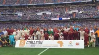 Corazon Classic Match antara Legenda Real Madrid vs Legenda AS Roma, di Bernabeu, 2017. (Real Madrid).