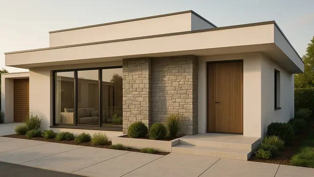 Desain Rumah 1 Lantai Minimalis Modern Elegan