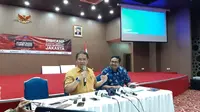 (Ki-ka) Menkominfo Rudiantara dan Dirjen SDPPI DR Ismail. Liputan6.com/Agustinus Mario Damar