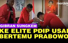 VIDEO: Sungkem Gibran ke Petinggi PDIP, Alasan Partai Tak Beri Sanksi