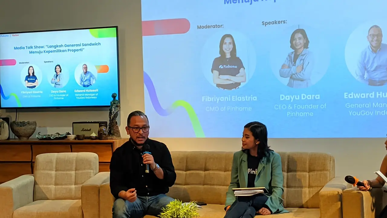 Konferensi Pers Peluncuran Laporan “Langkah Generasi Sandwich Menuju Kepemilikan Properti” di Rumah Wijaya, Jakarta (Foto: Satrya Bima Pramudatama, senin 08/10/2024)