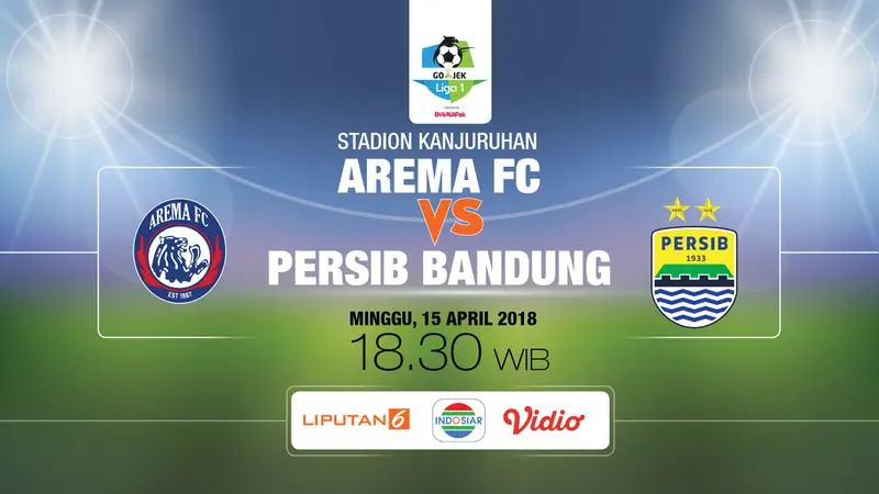 Liga 1 2018: Arema FC vs Persib Bandung