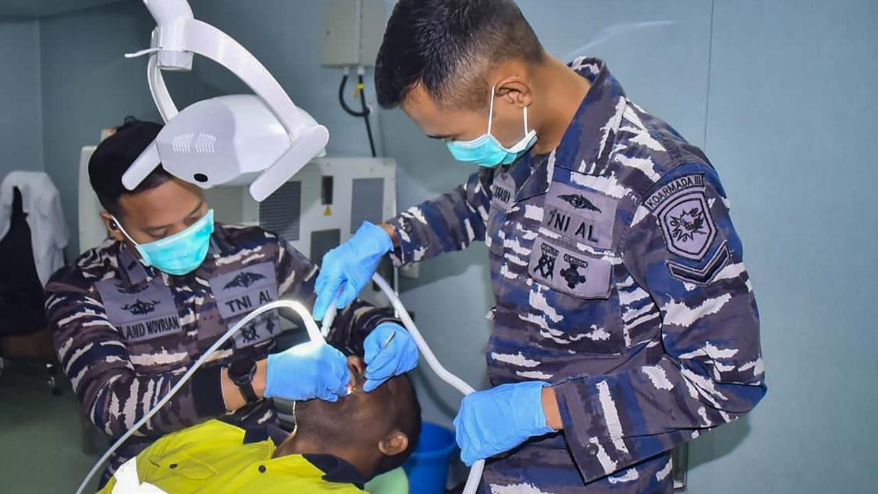 FOTO: TNI AL Gelar Bakti Sosial dan Kesehatan di Papua Nugini, Pererat Persahabatan Dua Negara