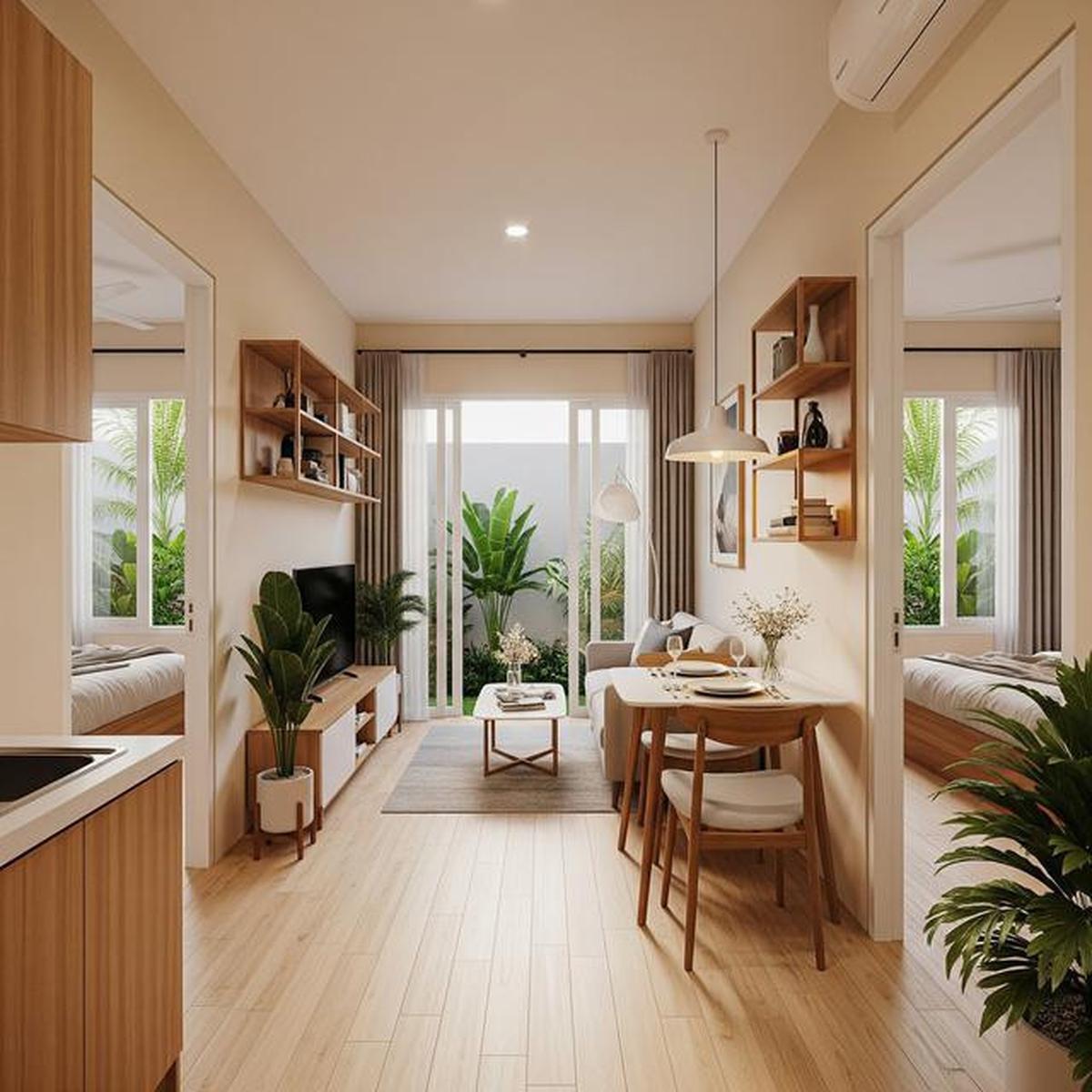 9 Desain Rumah Kecil tapi Tetap Muat Tiga Kamar dengan Layout Pintar, Tetap Nyaman