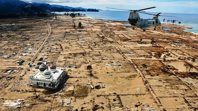 Masjid ini Tetap Berdiri Meski diterjang Bencana 