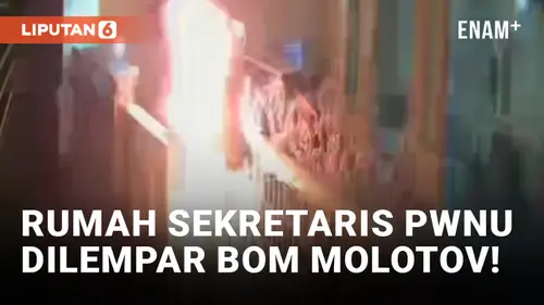 VIDEO: Rumah Sekretaris PWNU Lampung Lemparan Bom Molotov oleh Orang Tak Dikenal