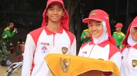 Salma, Paskibraka Nasional 2019 dari Jawa Tengah (Aditya Eka Prawira/Liputan6.com)