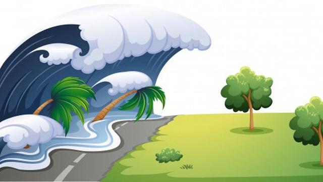 Banner Infografis Waspada Siklus 100 Tahunan Tsunami di Pesisir Selatan Jawa. (Liputan6.com/Trieyasni)