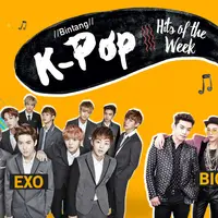 Bintang K-Pop Hits of the Weeks (Desain: Muhammad Iqbal Nurfajri/Bintang.com)