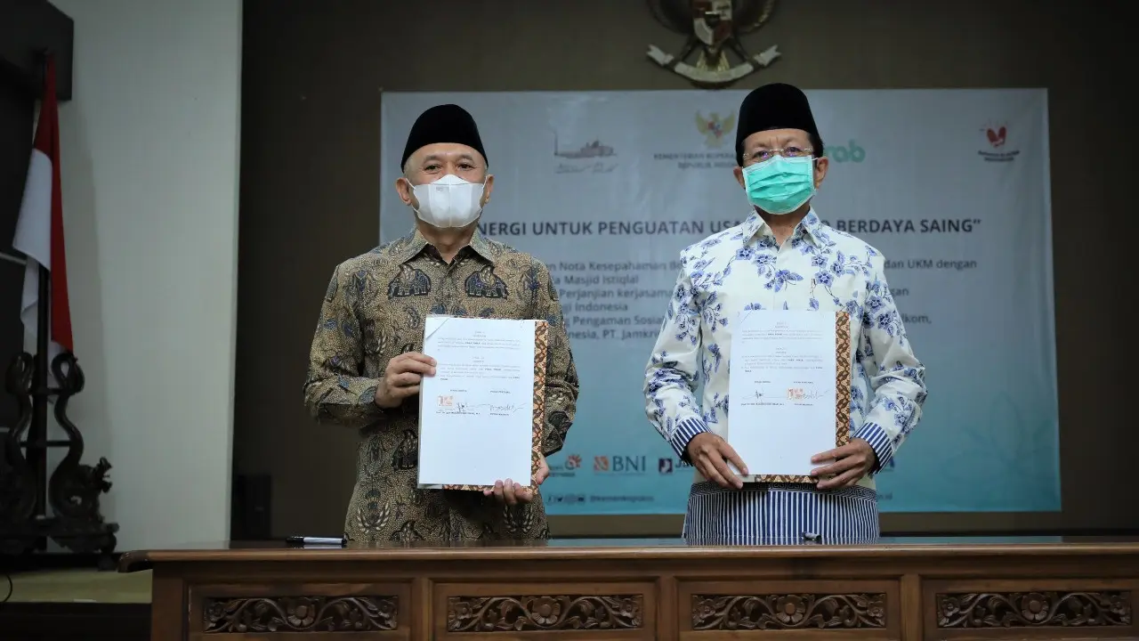 KemenkopUKM dan Masjid Istiqlal Berdayakan Ekonomi Umat Demi Kesejahteraan Pelaku UMKM