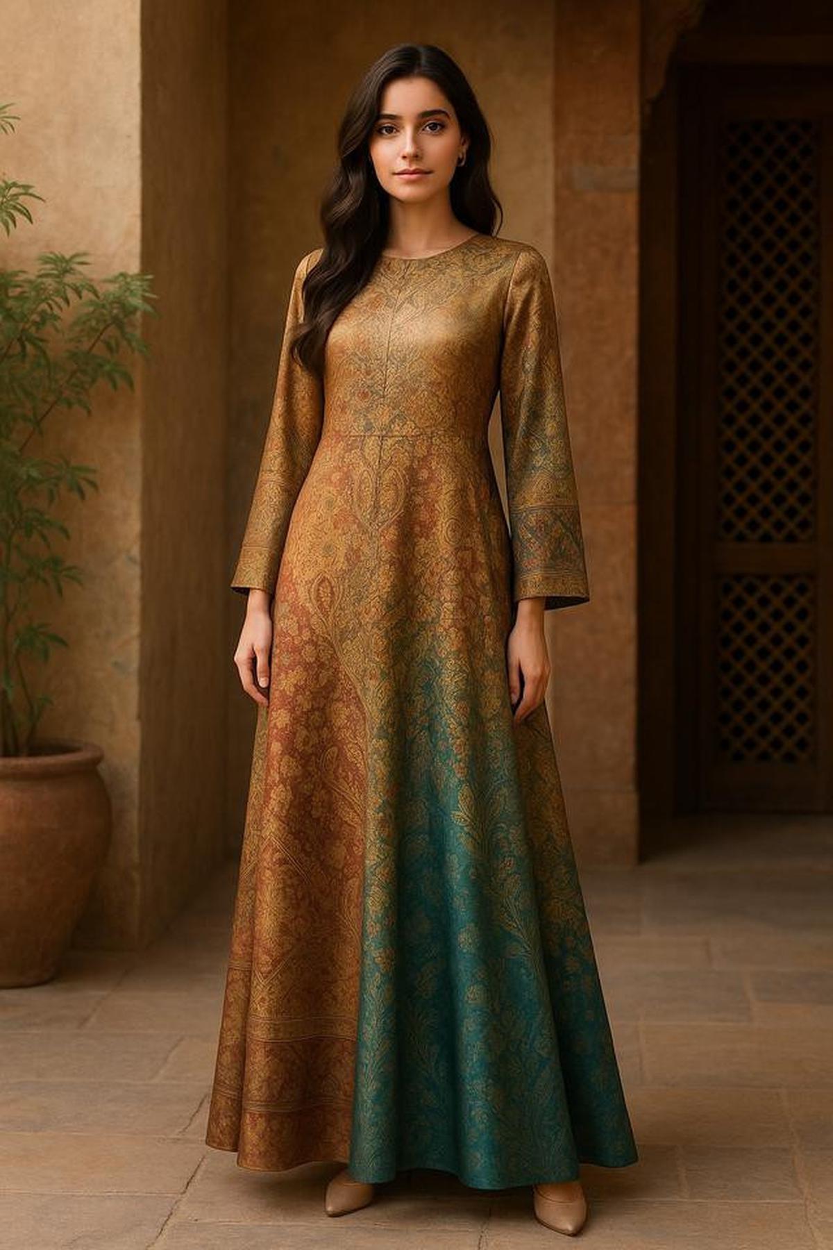 8 Model Gamis Armani Sutra Mewah untuk Acara Formal, Inspirasi untuk Tampil Elegan di 2025
