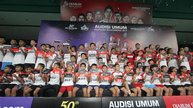 Audisi Umum Beasiswa Bulutangkis 2019