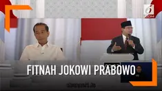 Jokowi dan Prabowo curhat karena merasa sering difitnah oleh berita-berita yang hoaks.