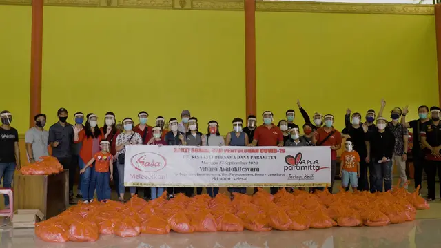 Bagi-Bagi Masker di Tempat Wisata, Label Penyedap Rasa Cetak Rekor MURI