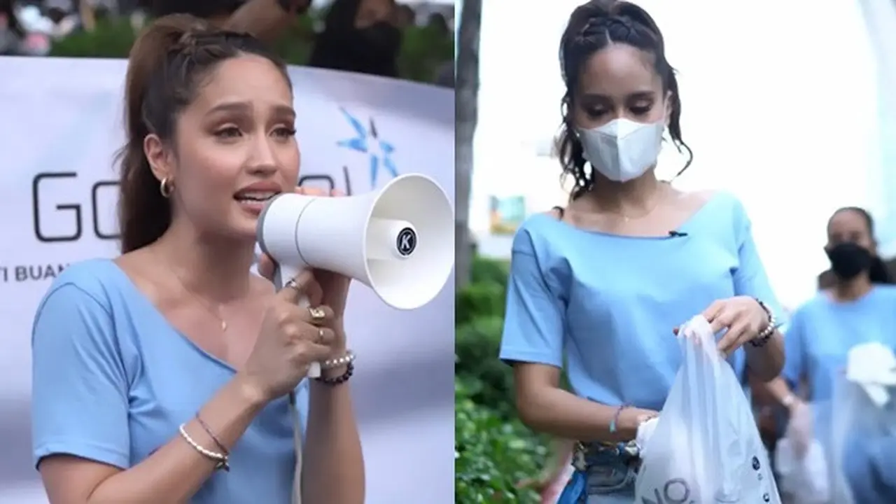 Tuai Pujian, Ini 6 Momen Cinta Laura Pungut Sampah di Citayam Fashion Week