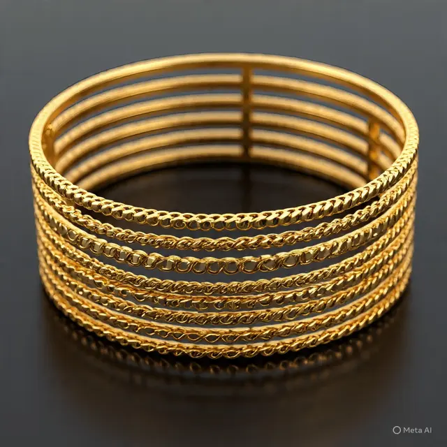 Model Gelang Emas 4 Mayam