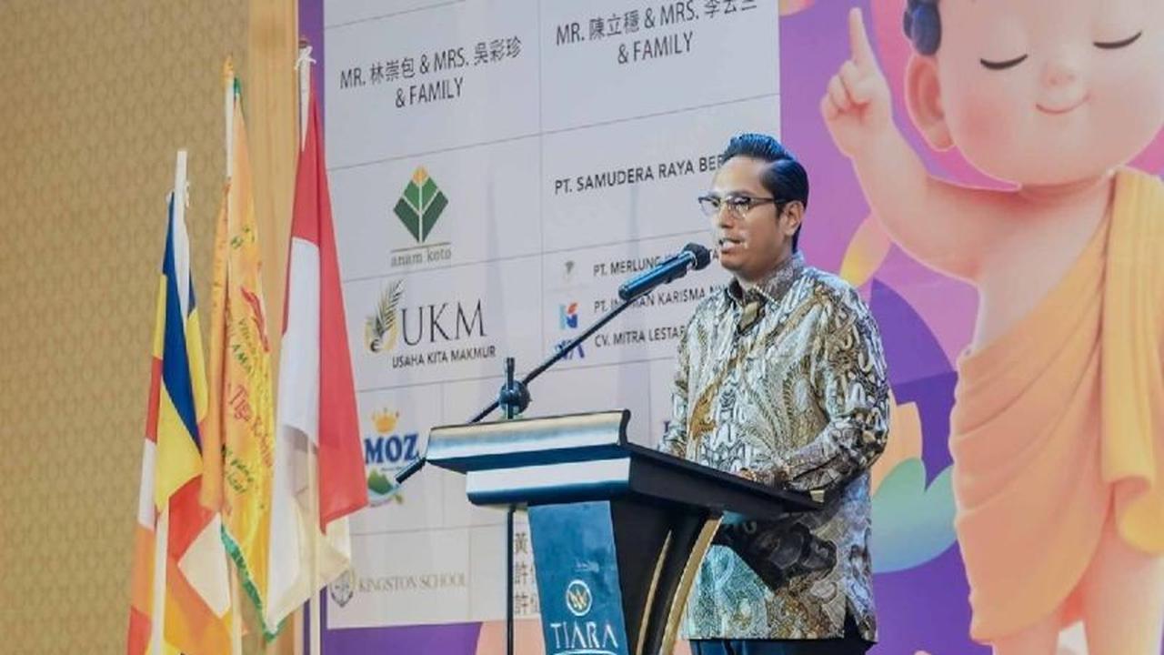 Wali Kota Medan Ajak Umat Buddha Jadikan Perayaan Waisak Momentum Kedamaian Diri dan Toleransi