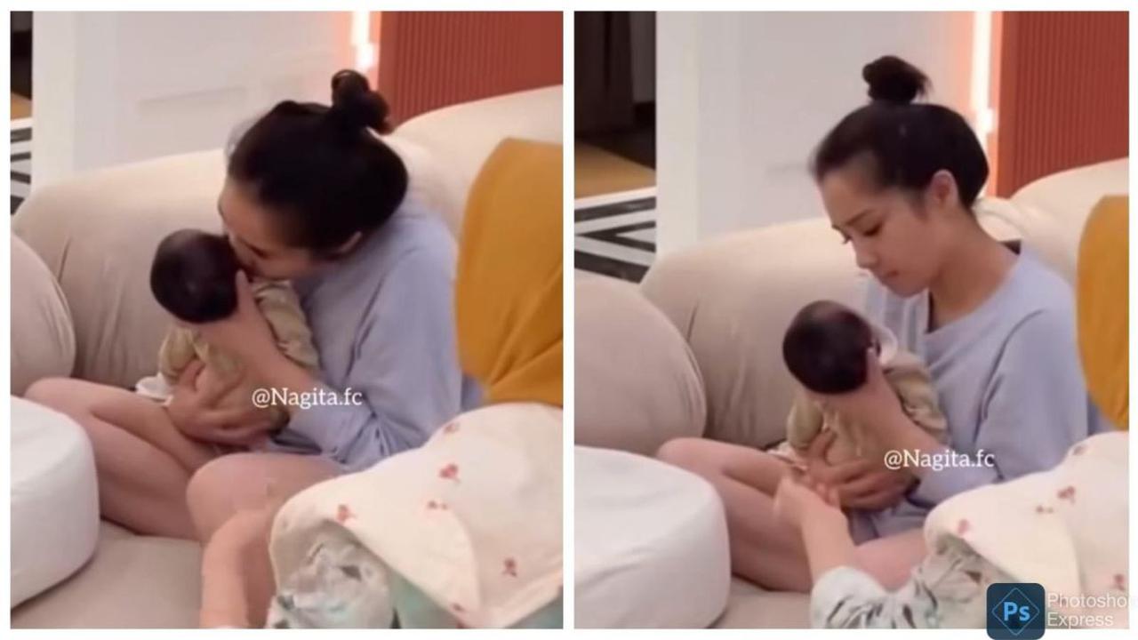 Potret Nagita Slavina Gendong dan Cium Baby Lily Buat Tersentuh, Netizen 'Memang Boleh Setulus Itu