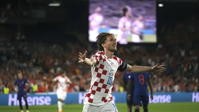 FOTO Luka Modric - Timnas Kroasia