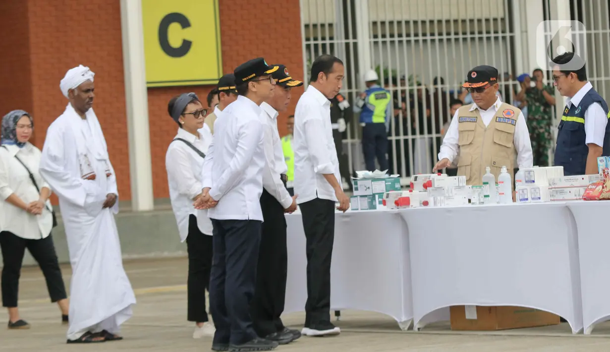 Bantuan tersebut sebagai bentuk komitmen Pemerintah Indonesia dalam menjaga perdamaian dunia. (Liputan6.com/Herman Zakharia)