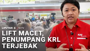 Lift Macet, Penumpang KRL Terjebak