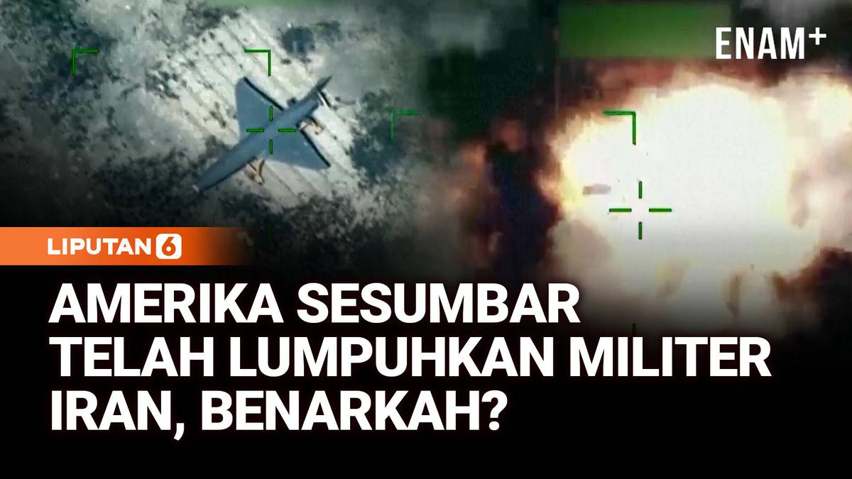 Detik-Detik Ledakan Dahsyat, AS Klaim Lumpuhkan Drone Iran