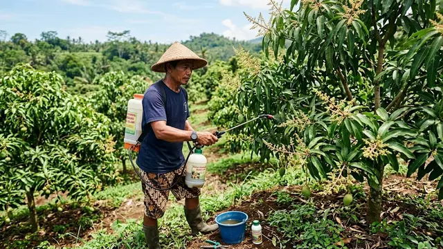 Cara Merangsang Pohon Buah agar Cepat Berbunga dan Berbuah/AI Generated