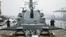 HMS Richmond akan berada di Jakarta hingga 1 Juli 2025. (AP/Tatan Syuflana)