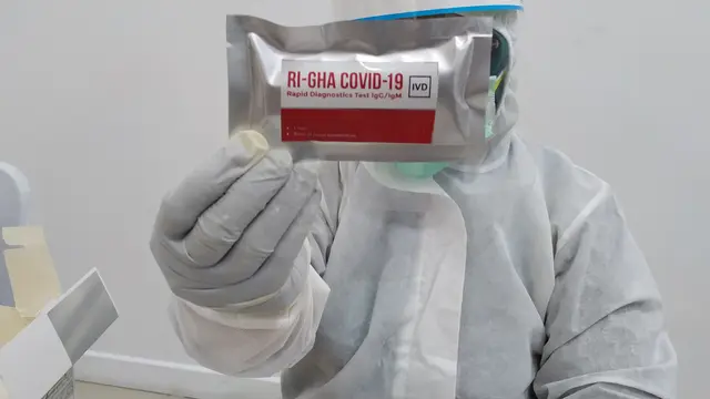Rapid Test RI-GHA Covid-19. Liputan6.com/Athika Rahma