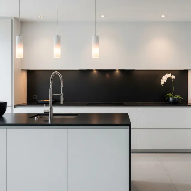 Model Granit Dapur Minimalis Terbaru dengan Nuansa Mewah (Gemini AI)