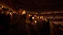 "Insya Allah Natal di tahun 2023 ini berjalan lancar, aman, dan sukses," ujar Eri di sela kunjungannya di sejumlah gereja, Minggu (24/12) malam. (Juni KRISWANTO/AFP)