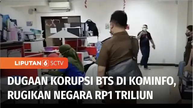 VIDEO: Kantor Kominfo Digeledah Kejagung Terkait Korupsi BTS, Kerugian Negara Capai Rp 1 Triliun