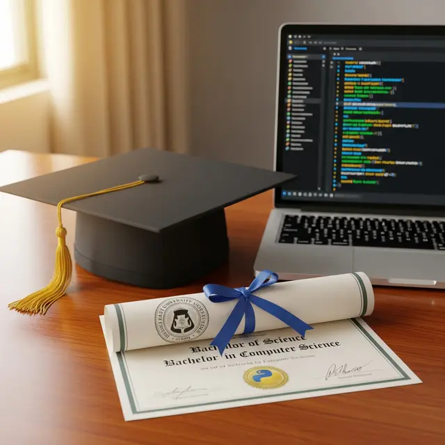 S.Kom Sarjana Apa (AI Generated)