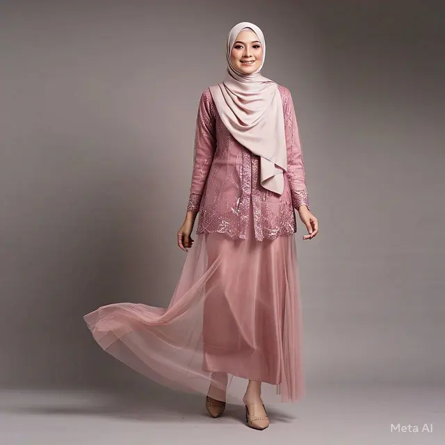 Model Kebaya Wisuda Warna Nude 2025: Elegan dan Modern