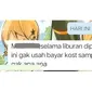 6 Chat Ibu Kos Terlalu Baik Ini Bikin Penghuni Jadi Betah (sumber: Twitter/undipmenfess)