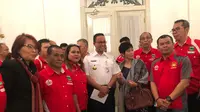 Pengurus DKI Jaya bersama Gubernur Anies Baswedan (istimewa)